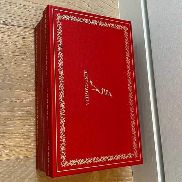 RENE CAOVILLA CLEO SATIN SANDALS - Picture 8 of 10